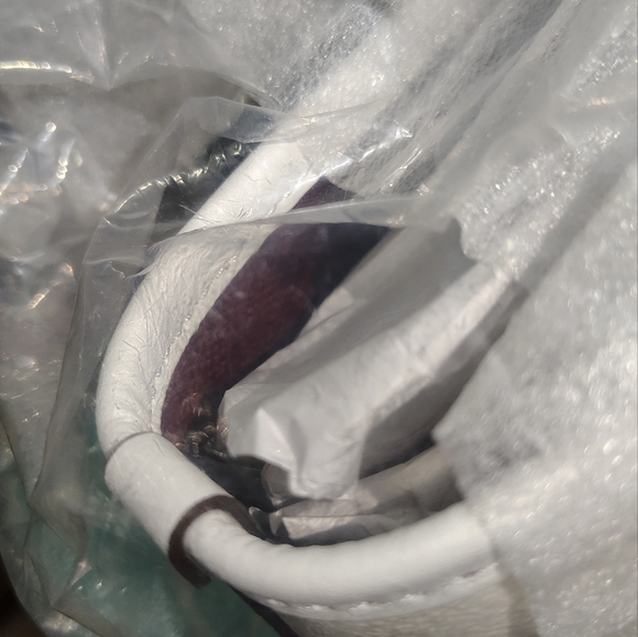 New! City Tote in Signature Canvas In Glacier White #5696 🤍 - Picture 6 of 10